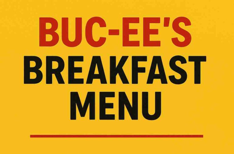 buc-ees breakfast menu