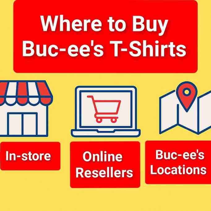 Where to buy buc-ees t shirts