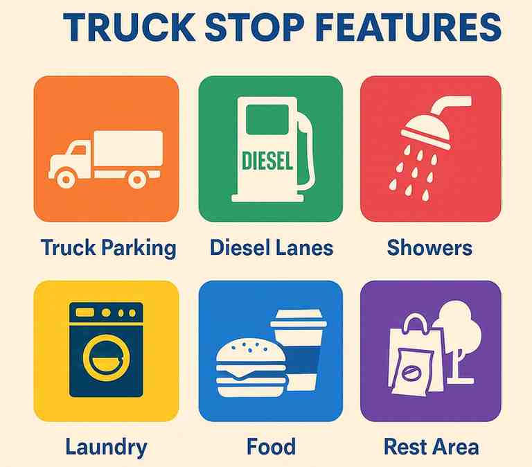 Buc-ee’s Truck Stops 2 Truck stop station features