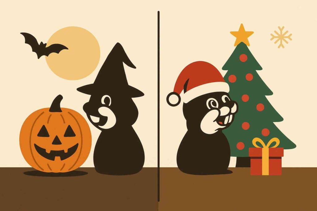 Halloween vs Christmas at Buc-ee’s 2025