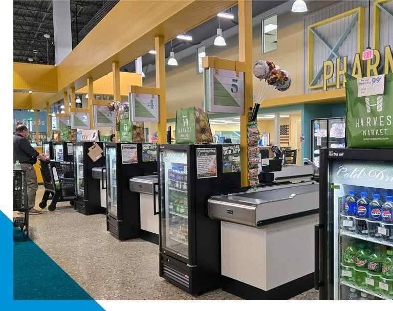 Buc-ee’s Photos: See Inside the Iconic Travel Center 4 Product CHKSTND Lights Image LEFT 768x608 1 60kb